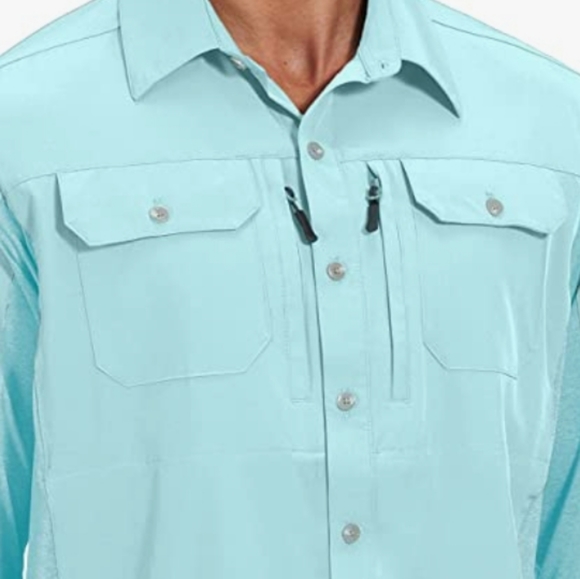 Little Donkey Andy Men's Stretch Quick Dry UPF50+ Short Sleeve Shirt for… - Picture 1 of 8
